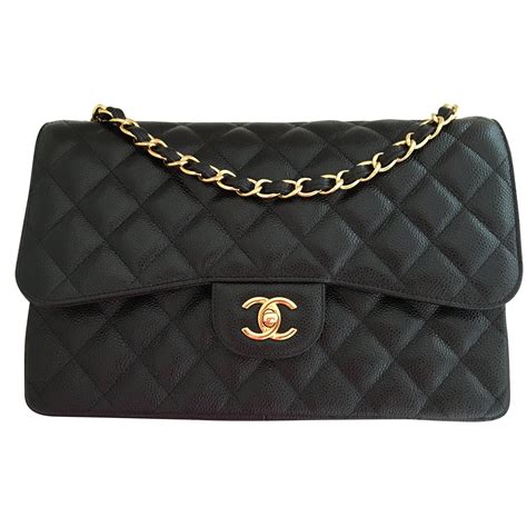 vintage chanel caviar jumbo flap|The Always Timeless Chanel Classic Flap Bag.